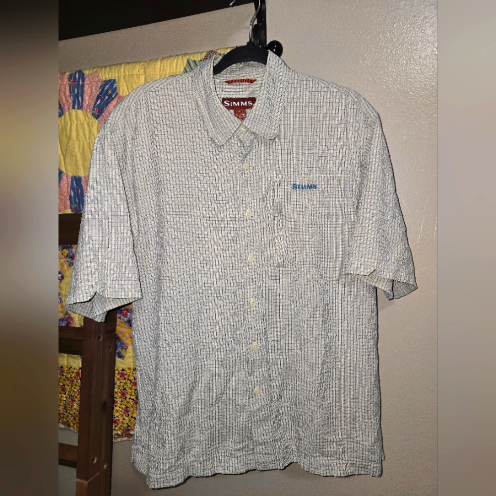 SIMMS button up short sleeve